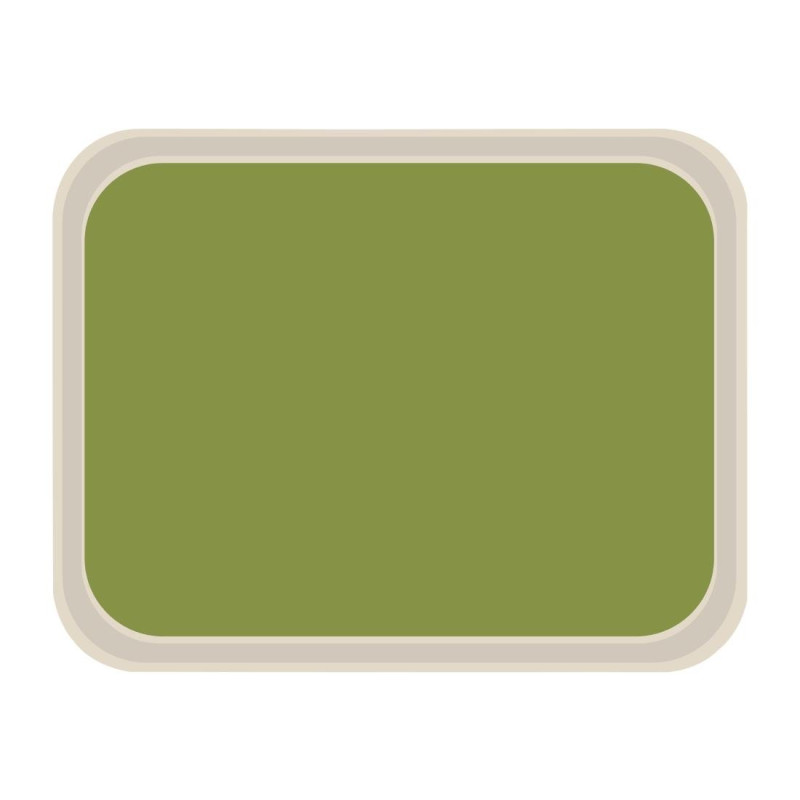 Tabuleiro de Serviço em Poliéster Padrão 470x360mm Verde - Roltex - Fourniresto Tabuleiro de Serviço em Poliéster Padrão 470x360mm Verde - Roltex - Fourniresto