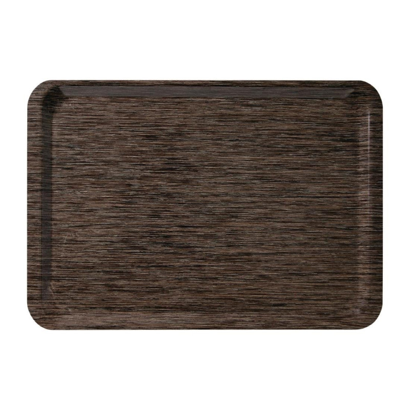 Tabuleiro de Serviço em Melamina Euronorma 530x370mm Wengé - Roltex - Fourniresto Tabuleiro de Serviço em Melamina Euronorma 530x370mm Wengé - Roltex - Fourniresto