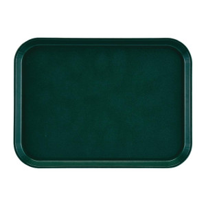 Tabuleiro retangular antiderrapante em fibra de vidro EpicTread verde 415mm - Cambro - Fourniresto