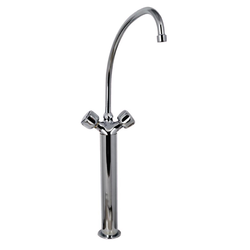 Misturador Monocomando Monotrou Modelo Pesado 3/4" Com 2 Torneiras Na Coluna - L 200mm - FourniResto Misturador Monocomando Monotrou Modelo Pesado 3/4" Com 2 Torneiras Na Coluna - L 200mm - FourniResto