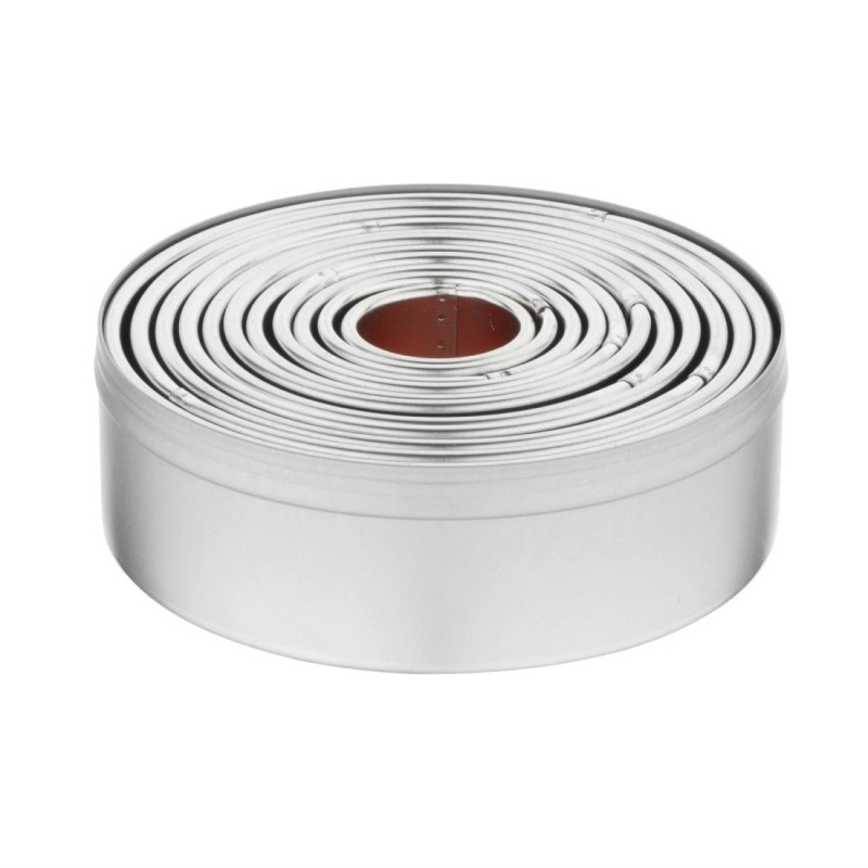 Emporte-Pièces Ronds - Lot De 11 - Vogue - Fourniresto Emporte-Pièces Ronds - Lot De 11 - Vogue - Fourniresto
