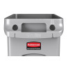 Coletor Slim Jim em Plástico - 60L - Rubbermaid