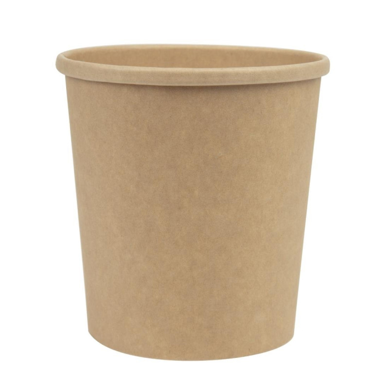 Bols À Soupe Kraft Micro-Ondables Recyclables - 450ml - Lot de 500 - Colpac Bols À Soupe Kraft Micro-Ondables Recyclables - 450ml - Lot de 500 - Colpac