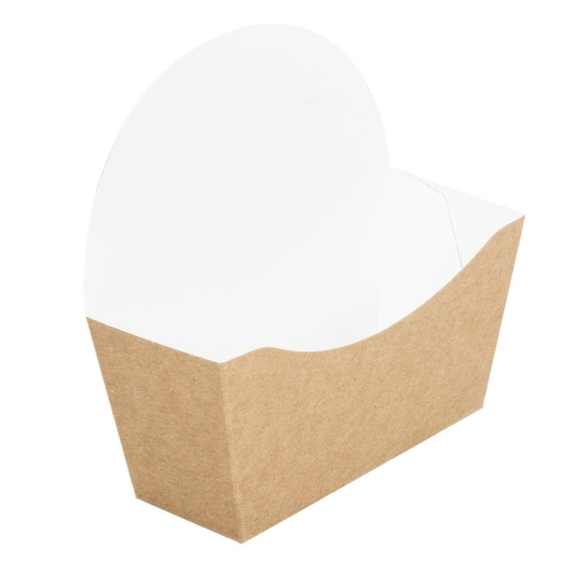 Estojos de Bagel Kraft Compostáveis - Pacote de 1000 - Colpac Estojos de Bagel Kraft Compostáveis - Pacote de 1000 - Colpac