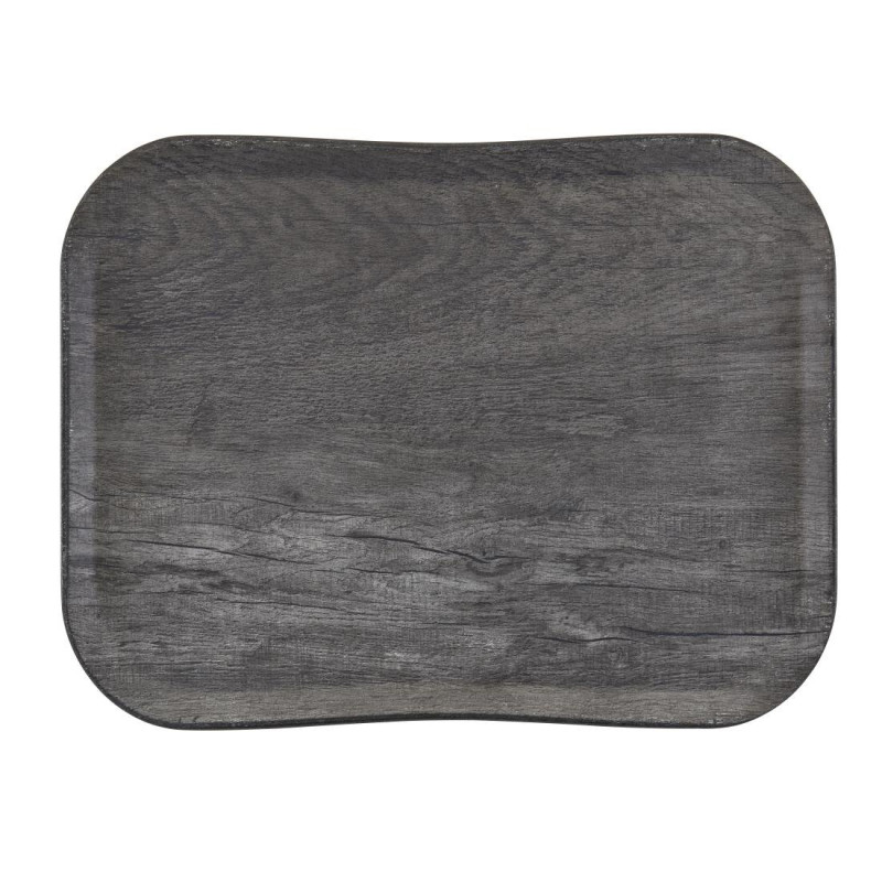 Tampo de poliéster Century com aspecto de madeira de carvalho cinza - 330 x 430mm - Cambro - Fourniresto Tampo de poliéster Century com aspecto de madeira de carvalho cinza - 330 x 430mm - Cambro - Fourniresto