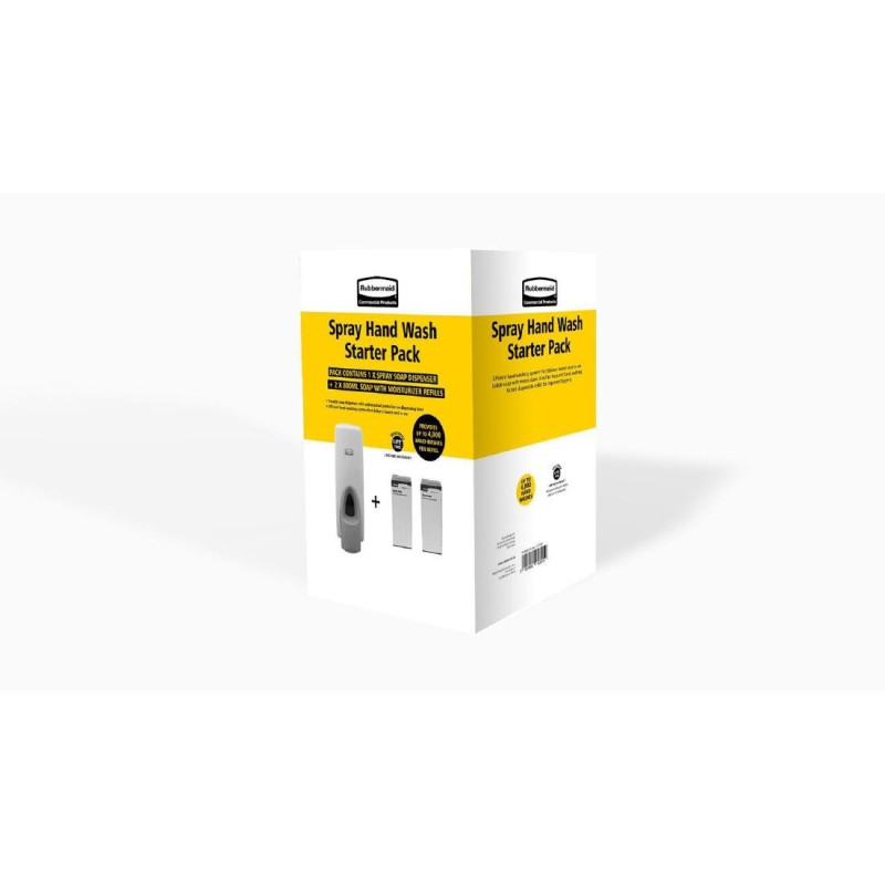 Pack de Base Distribuidor + Sabonete em Spray para as Mãos - 800ml - Rubbermaid Pack de Base Distribuidor + Sabonete em Spray para as Mãos - 800ml - Rubbermaid