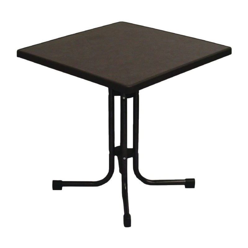 Mesa de pátio dobrável Limburg Ardósia 70 x 70 cm - FourniResto - Fourniresto Mesa de pátio dobrável Limburg Ardósia 70 x 70 cm - FourniResto - Fourniresto