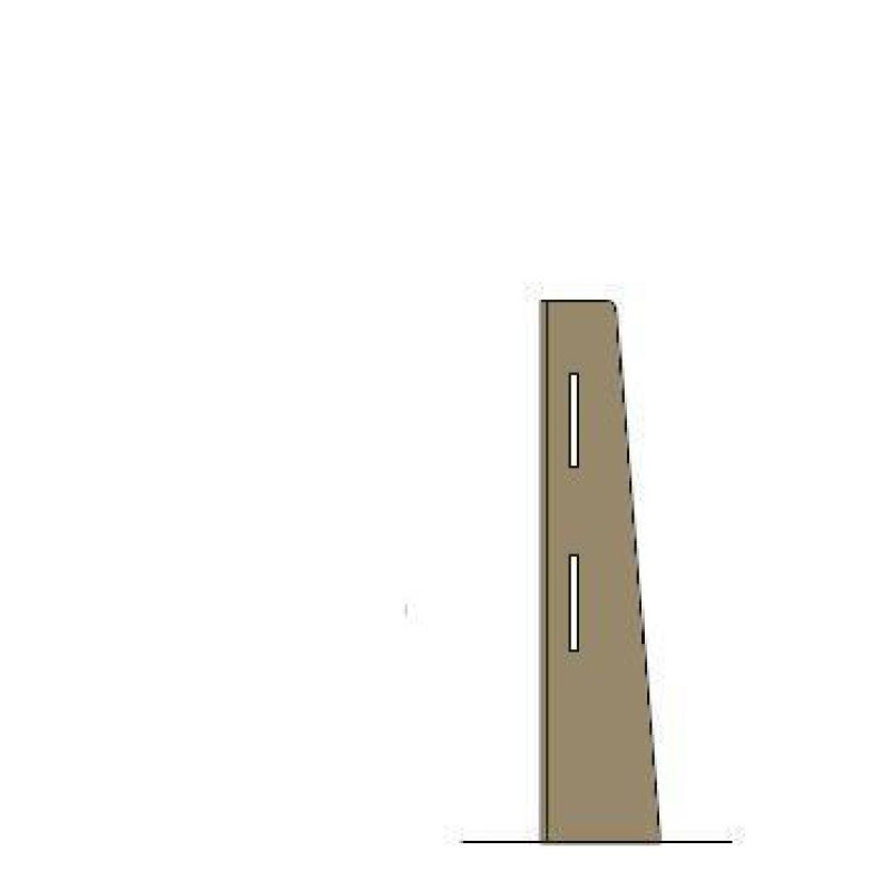 Poste de canto Estilo Cantina carvalho claro - 860 x 200mm - Bolero - Fourniresto Poste de canto Estilo Cantina carvalho claro - 860 x 200mm - Bolero - Fourniresto