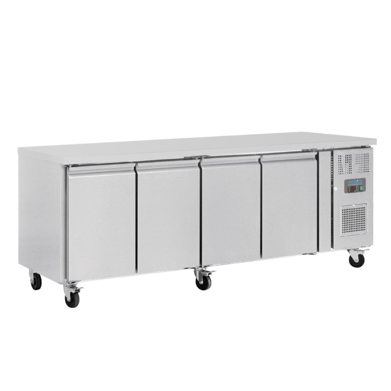 Mesa Refrigerada Positiva 4 Portas Série U - 449L - Polar - Fourniresto Mesa Refrigerada Positiva 4 Portas Série U - 449L - Polar - Fourniresto