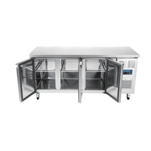 Mesa Refrigerada Positiva 3 Portas Série U - 417L - Polar - Fourniresto