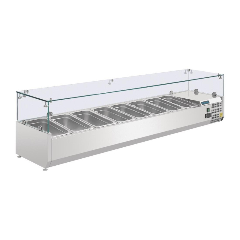 Vitrina de Ingredientes Refrigerada - 8 X GN 1/4 - Polar - Fourniresto Vitrina de Ingredientes Refrigerada - 8 X GN 1/4 - Polar - Fourniresto