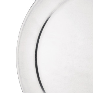 Tabuleiro de pizza em alumínio de borda larga - Ø255mm - Vogue - Fourniresto