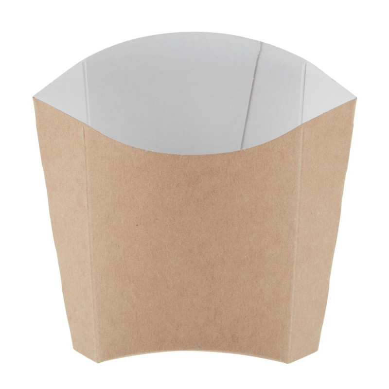 Embalagens de batata frita médias compostáveis de papel kraft - Lote de 1000 - Colpac - Fourniresto Embalagens de batata frita médias compostáveis de papel kraft - Lote de 1000 - Colpac - Fourniresto