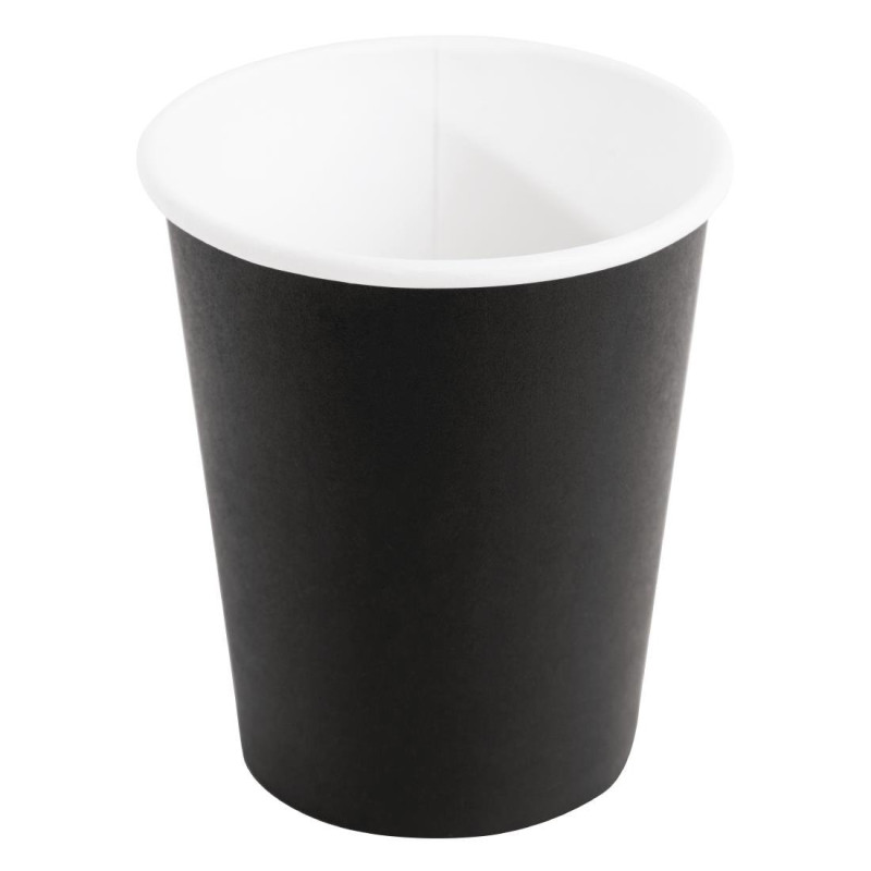 Copos Descartáveis para Bebidas Quentes Pretos - 225ml - Pacote com 1000 - Festa Copos Descartáveis para Bebidas Quentes Pretos - 225ml - Pacote com 1000 - Festa
