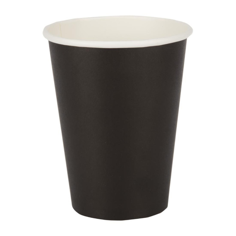 Copos Descartáveis para Bebidas Quentes Pretos 340ml - Conjunto de 50 - Festa Copos Descartáveis para Bebidas Quentes Pretos 340ml - Conjunto de 50 - Festa