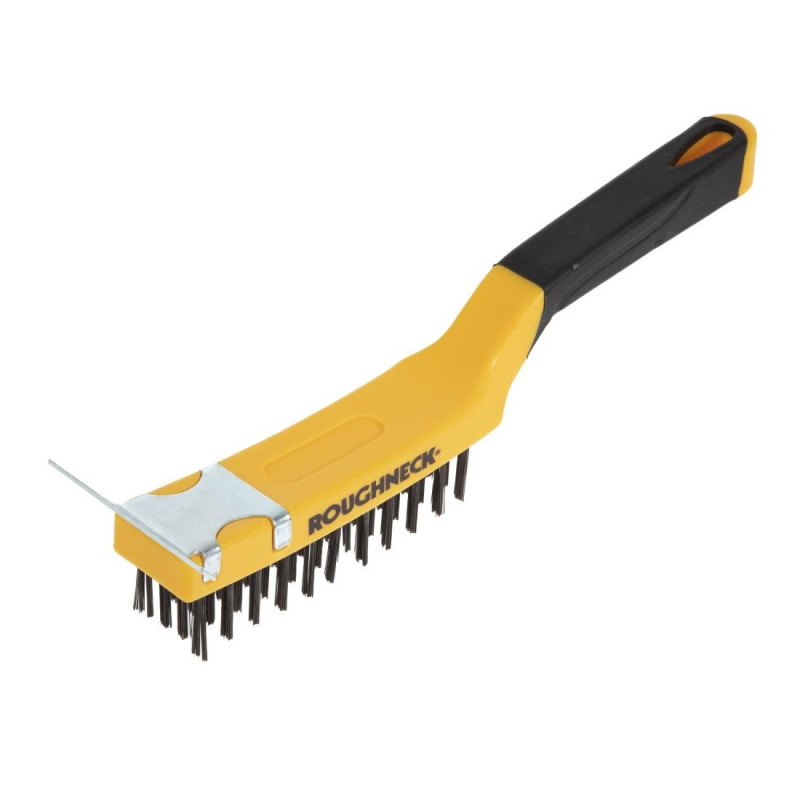Escova para grelha com raspador - 300 mm - FourniResto Escova para grelha com raspador - 300 mm - FourniResto