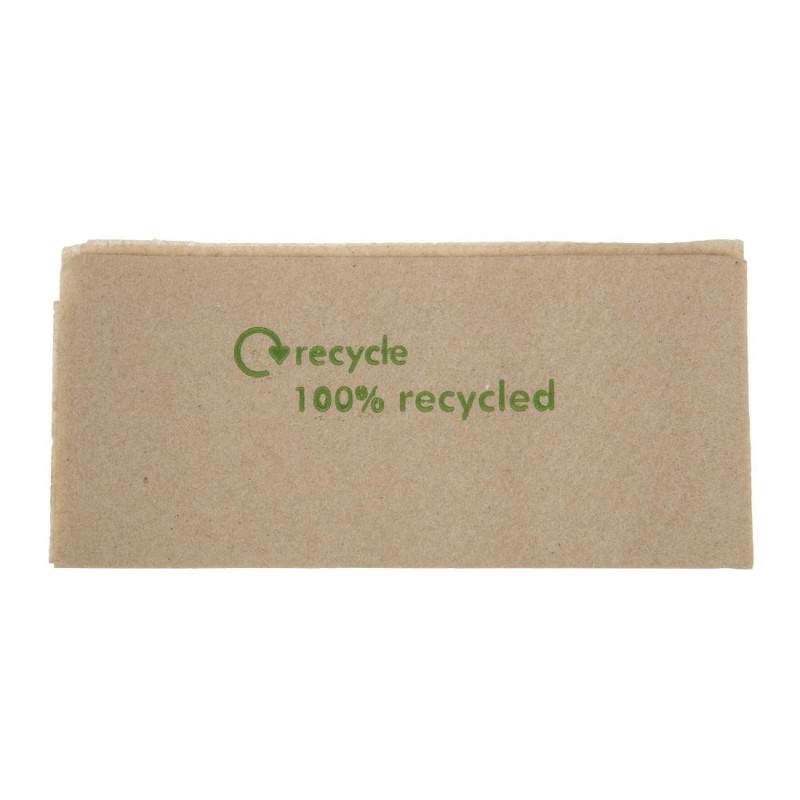 Guardanapos 1 Dobra em Papel Reciclado com Distribuidor 320 x 300mm - Lote de 6000 - FourniResto Guardanapos 1 Dobra em Papel Reciclado com Distribuidor 320 x 300mm - Lote de 6000 - FourniResto
