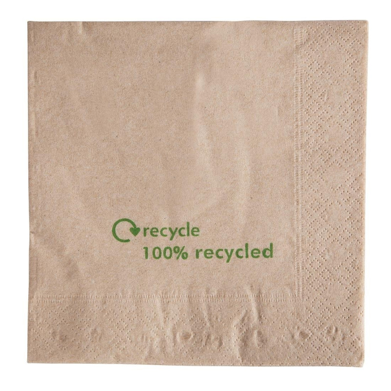 Guardanapos de Papel Dupla Espessura Reciclado - Pacote com 2000 - FourniResto Guardanapos de Papel Dupla Espessura Reciclado - Pacote com 2000 - FourniResto