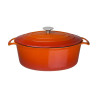 Grande Cocotte Oval Laranja - 6L - Vogue
