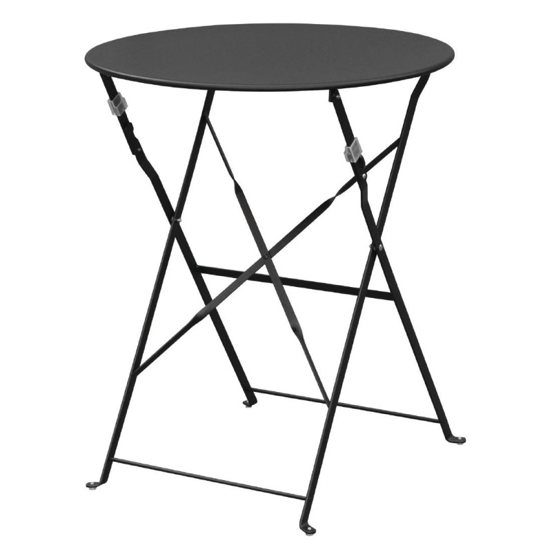 Mesa de terraço em aço - preta - Bolero - Fourniresto Mesa de terraço em aço - preta - Bolero - Fourniresto