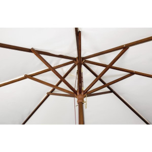 Guarda-sol Quadrado Cru - L 2500 x P 2500mm - Bolero