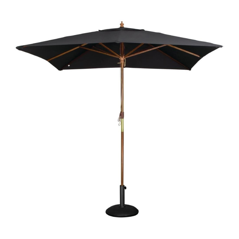 Guarda-sol Quadrado Preto - L 2500mm - Bolero Guarda-sol Quadrado Preto - L 2500mm - Bolero