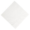 Guardanapos de Almoço de Papel Branco Compostáveis - 3 Camadas - 400 x 400 - Pacote de 1000 - FourniResto