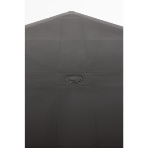 Mesa quadrada com pés de alumínio preto 750mm - Bolero - Fourniresto