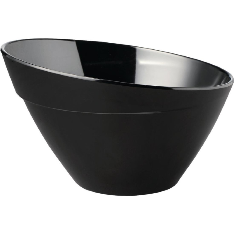 Taça de salada Balance preta - Ø300mm - APS - Fourniresto Taça de salada Balance preta - Ø300mm - APS - Fourniresto
