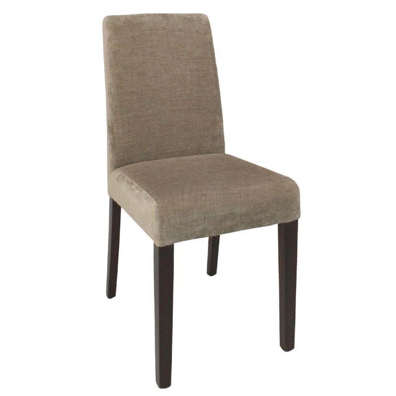 Chaises beige avec assise en tissu - Bolero - Fourniresto Chaises beige avec assise en tissu - Bolero - Fourniresto