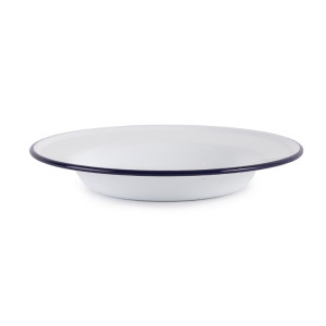 Prato Fundo em Aço Esmaltado - Ø 245mm - Conjunto de 6 - Olympia