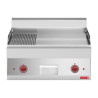 Chapa Elétrica com Metade Lisa Metade Grelhada - L 700 x P 650 mm - Gastro M - Fourniresto