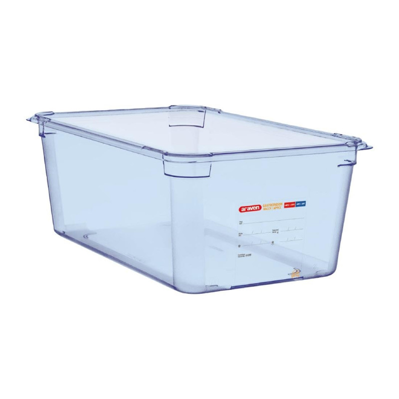 Boîte hermétique bleue ABS GN1/1 200mm - Araven - Fourniresto Boîte hermétique bleue ABS GN1/1 200mm - Araven - Fourniresto