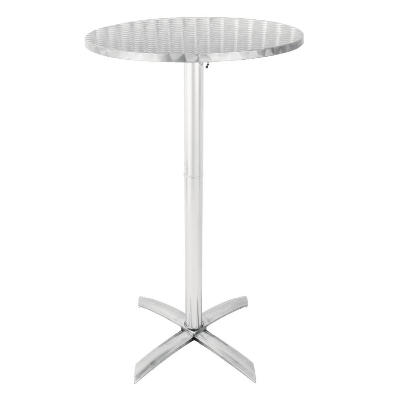 Mesa alta em aço inoxidável com tampo basculante de 600mm - Bolero - Fourniresto Mesa alta em aço inoxidável com tampo basculante de 600mm - Bolero - Fourniresto