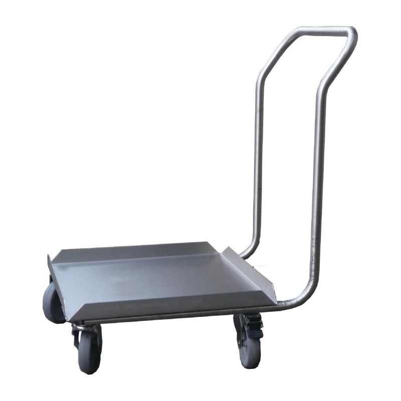 Base em inox para cestos de lava-louças com alça 500 x 500mm - Gastro M Base em inox para cestos de lava-louças com alça 500 x 500mm - Gastro M