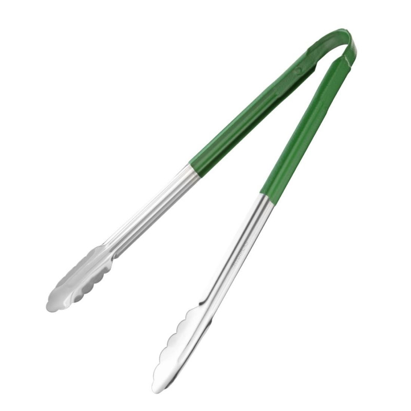 Pinça de serviço 405mm verde - Vogue - Fourniresto Pinça de serviço 405mm verde - Vogue - Fourniresto