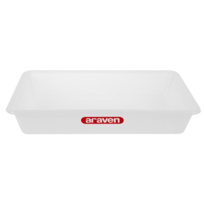 Bandeja de Alimentos Rasa Transparente 435mm - Araven - Fourniresto