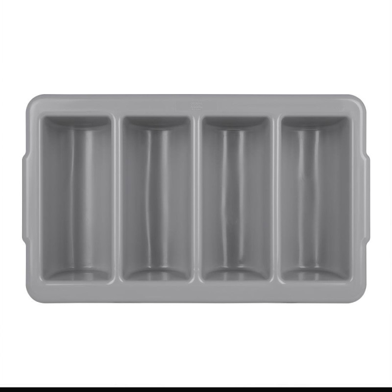 Plastic Stackable Cutlery Tray Large - Olympia KRISTALLON - Fourniresto Plastic Stackable Cutlery Tray Large - Olympia KRISTALLON - Fourniresto