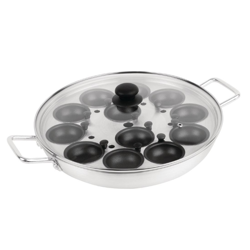Escalfeta de ovos em alumínio - Ø 350 mm - Vogue Escalfeta de ovos em alumínio - Ø 350 mm - Vogue