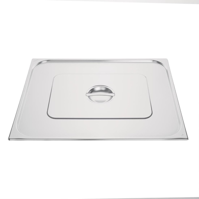 Tampa em Aço Inoxidável Duplo - GN 2/1 Inox - Vogue - Fourniresto Tampa em Aço Inoxidável Duplo - GN 2/1 Inox - Vogue - Fourniresto