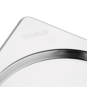 Tampa em Aço Inoxidável Duplo - GN 2/1 Inox - Vogue - Fourniresto