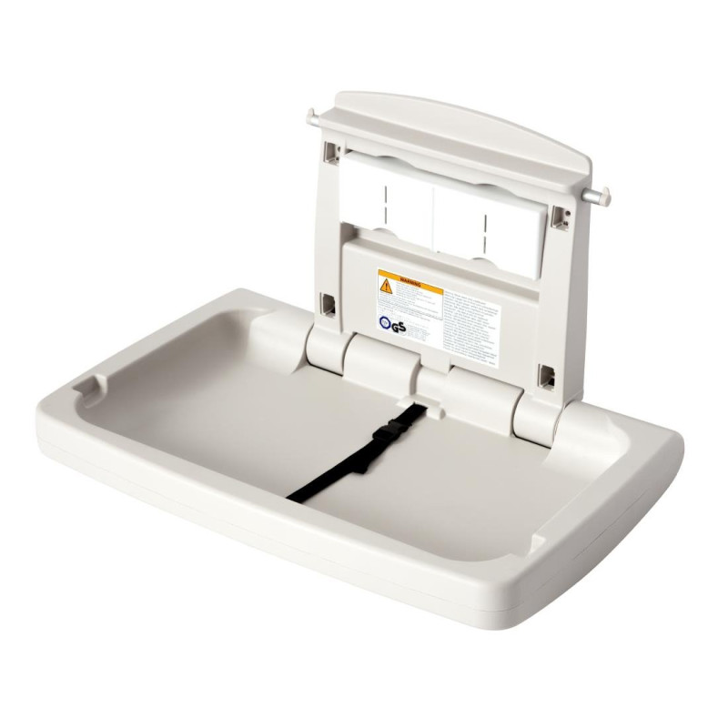 Mesa de Trocar Fraldas Horizontal em Polipropileno - Rubbermaid Mesa de Trocar Fraldas Horizontal em Polipropileno - Rubbermaid