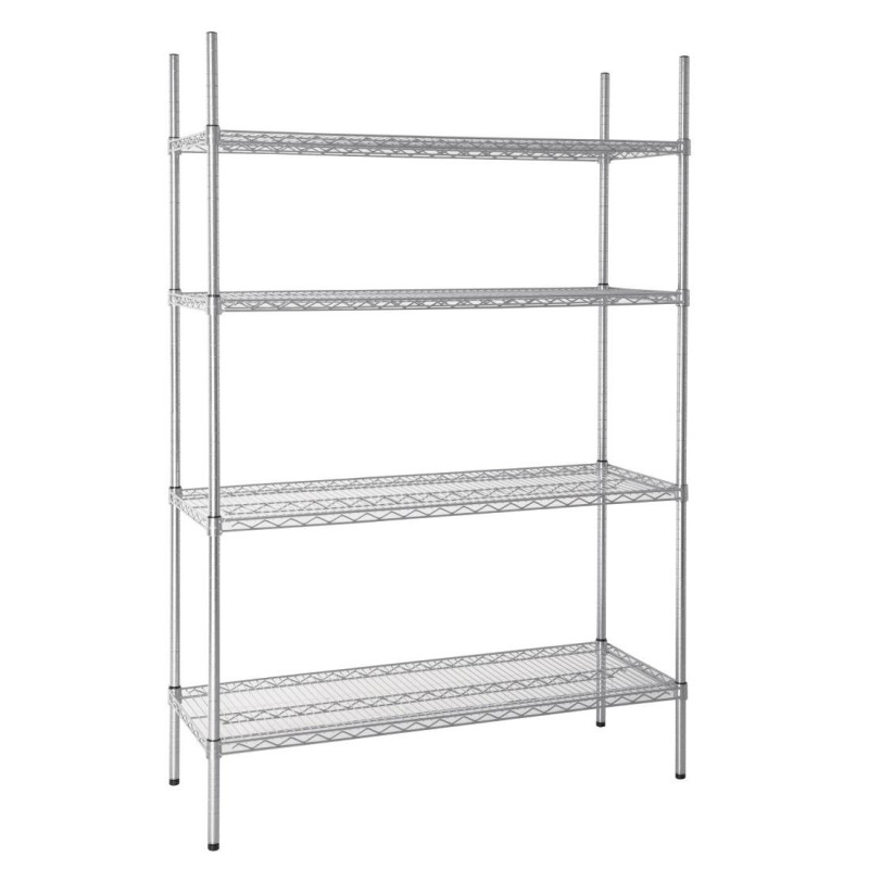 Estante Modular 4 Níveis - L 1220 x P 457mm - Vogue Estante Modular 4 Níveis - L 1220 x P 457mm - Vogue