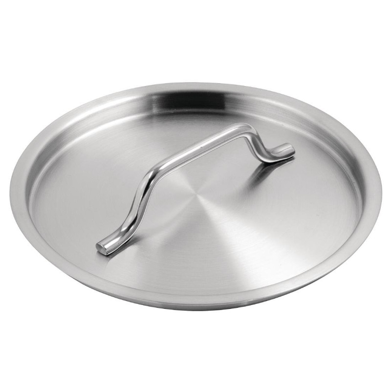 Tampa em Aço Inoxidável - Ø160mm - Vogue Tampa em Aço Inoxidável - Ø160mm - Vogue