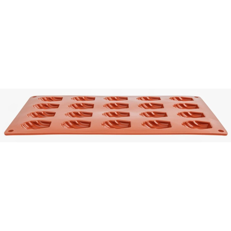 Forma de 20 mini-madeleines em silicone Formaflex - GN 1/3 - Pavoni Forma de 20 mini-madeleines em silicone Formaflex - GN 1/3 - Pavoni