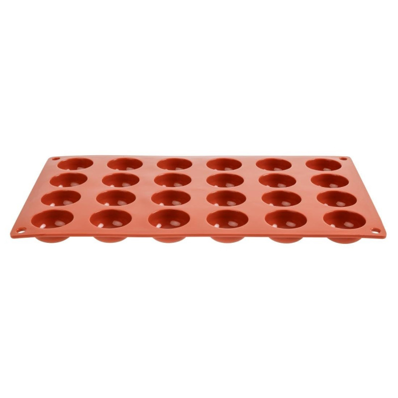 Forma de 24 Pomponettes em Silicone Formaflex - Pavoni Forma de 24 Pomponettes em Silicone Formaflex - Pavoni