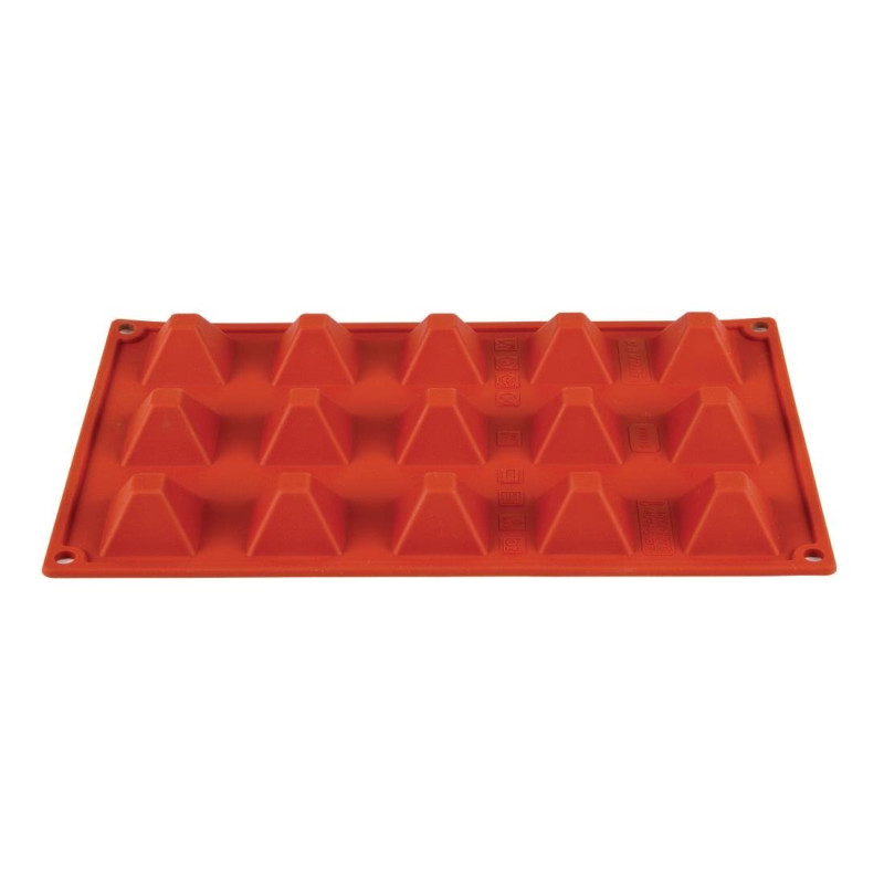 Forma de 15 pirâmides em silicone Formaflex - Pavoni Forma de 15 pirâmides em silicone Formaflex - Pavoni