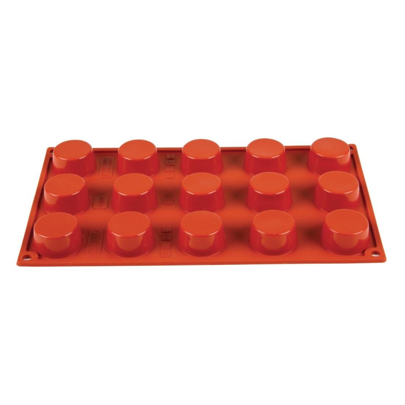 Forma de 15 pequenos bolos em silicone Formaflex - Pavoni Forma de 15 pequenos bolos em silicone Formaflex - Pavoni