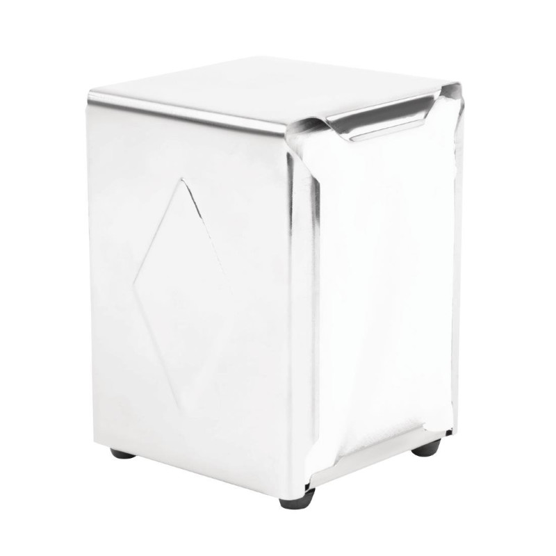 Stainless steel napkin dispenser - Olympia - Fourniresto Stainless steel napkin dispenser - Olympia - Fourniresto