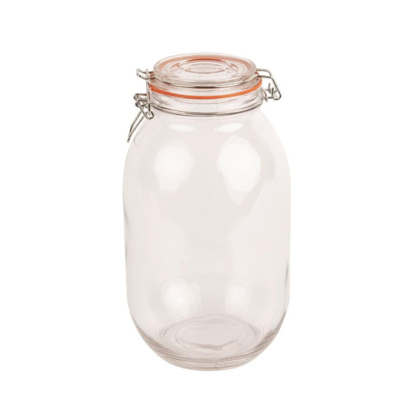 Frasco de conserva com clip 3L - Vogue - Fourniresto Frasco de conserva com clip 3L - Vogue - Fourniresto
